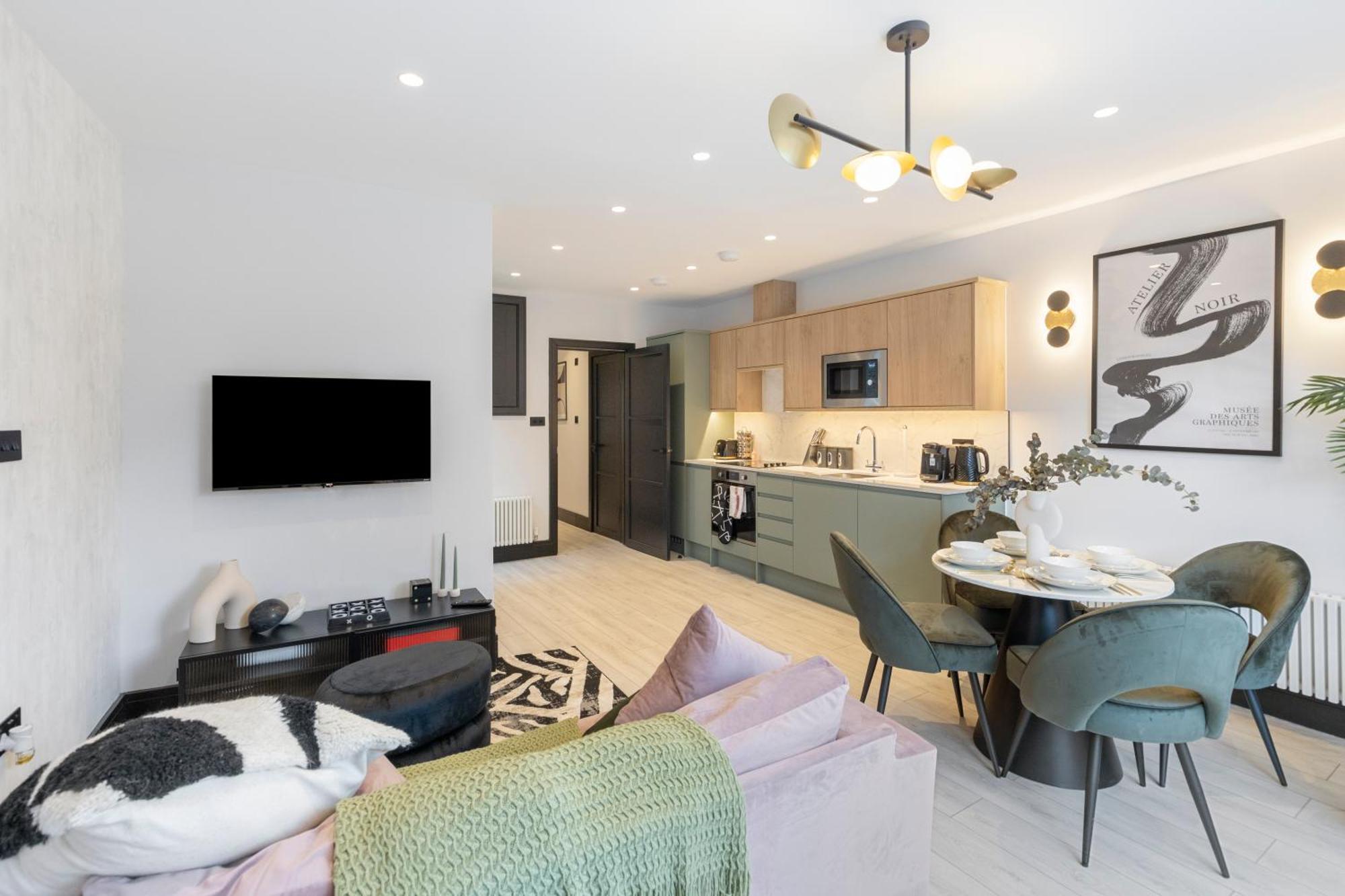 Apartmán Unwind In Style 2Br With Cozy Backyard For Groups Londýn Exteriér fotografie