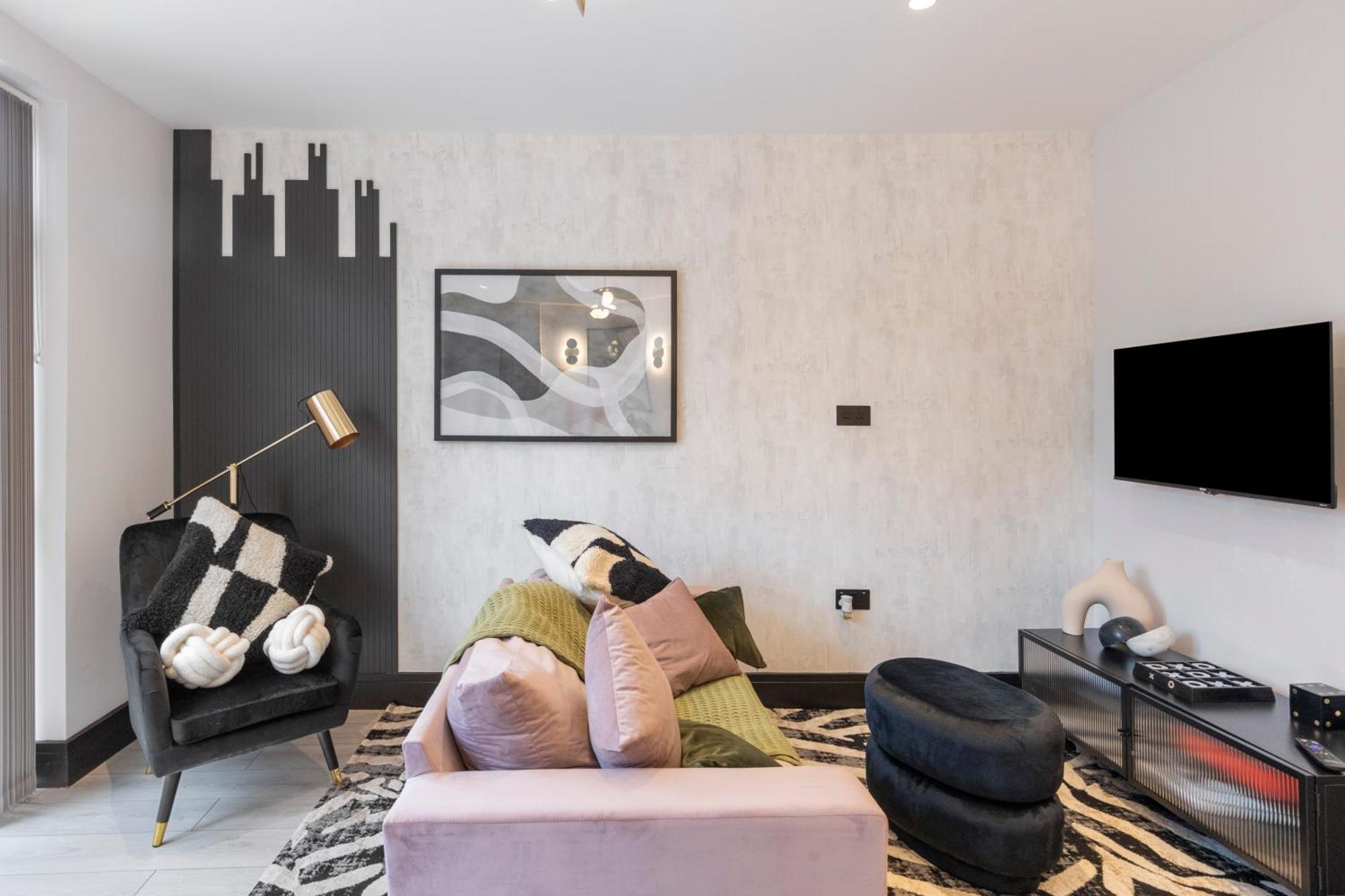 Apartmán Unwind In Style 2Br With Cozy Backyard For Groups Londýn Exteriér fotografie